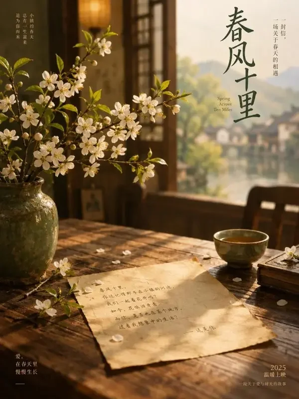 红果短剧《春天里的来信》千禧年代年代情感短剧封面